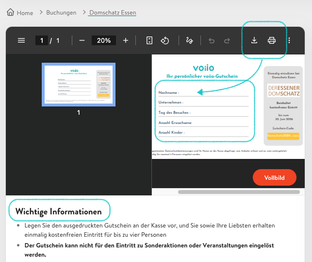 Gutschein Variante 2
