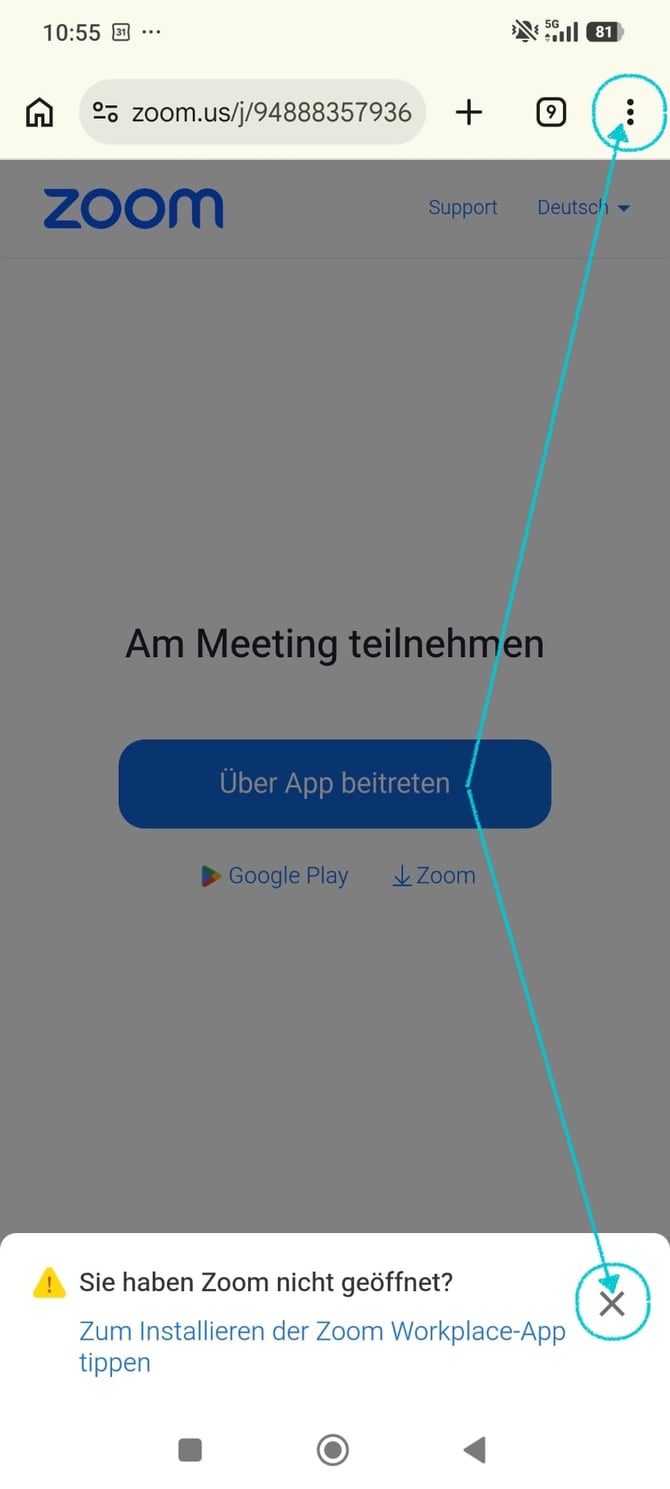 Zoom-Mobil-Android