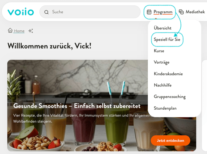 Speziell für sie
