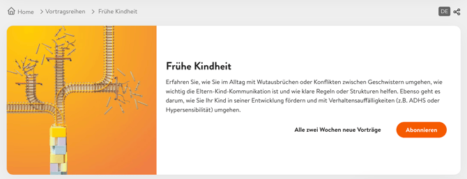 Vortragsreihen abonnieren